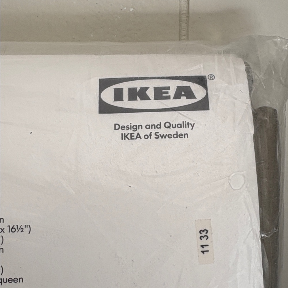 IKEA GÄSPA Twin Sheet Set in Taupe 100% Cotton New! - Picture 4 of 5